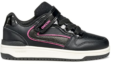 Geox JUNIOR J WASHIBA Girl Sneakers Black/Fuchsia 39_EU