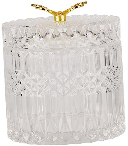 Holibanna Caja De Almacenamiento De Joyería De Transparente Tarro Para y Snacks Contenedor Para Labiales y Cosméticos Decoración De Escritorio y Cocina
