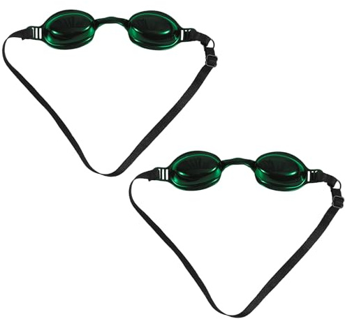 Fukaisu 2 Paar Schutzbrillen zum Schutz der Augen vor Rotlicht, Durchsichtige Solariumbrillen Bräunungsbrillen zum Sonnenbaden mit IPL LED Lichtprozess Ohne die Sicht zu Blockieren