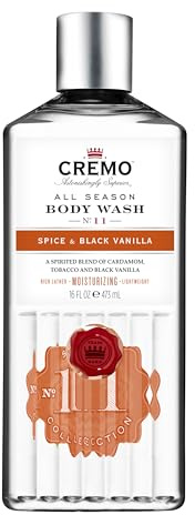 CREMO GEL DOUCHE ÉPICES & VANILLE NOIRE- PARFUM ÉPICÉ & SUAVE - 473ml