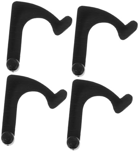 POPETPOP Supporto Per Giradischi in Ferro 4 Pezzi Fibbia Stabile Per Braccio, Accessori Per Dischi in Vinile, Facile Installazione Per Appassionati Di Vinile