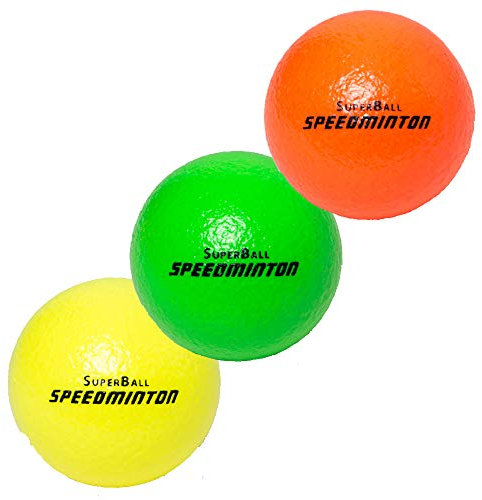 Speedminton® Superball 3er Pack, Ø 7cm
