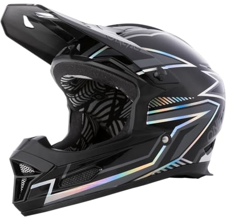 O'NEAL | Mountainbike-Helm | MTB Downhill | Robustes ABS, Ventilationsöffnungen für Luftstrom & Kühlung, ABS Außenschale | Fury Helmet Rapid | Erwachsene | Schwarz | Größe XL