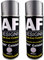 Alex Flittner Designs Vernice termica spray 2 bombolette spray per stufa, resistente al calore, 800 °C, argento, 400 ml, protegge il motore e lo scarico dalla ruggine