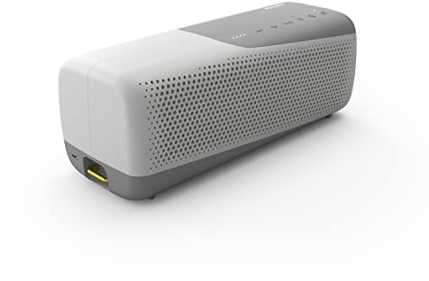 Philips Audio Kabellose Lautsprecher Bluetooth, Hochportabler & Wasserdichter IP67 Lautsprecher Mit Integriertem Mikrofon Für Anrufe & Powerbank, 24 Stunden Wiedergabe,TAS7807W, Weiß, Groß