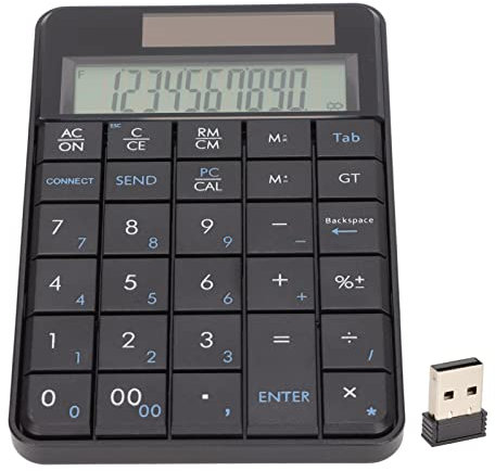 USB Numeric Keypad Calculator, 29 Keys Number Pad Keyboard for Laptop PC, Calculator Keyboard Extension, Keyboard/Calculator Mode