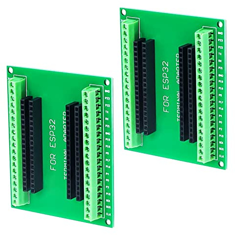 XTVTX 2 pezzi Placa de ruptura ESP Placa de expansión ESP Placa de desarrollo de 38 pines con WiFi inalámbrico Bluetooth para placa de desarrollo de microcontrolador ESP-WROOM-32
