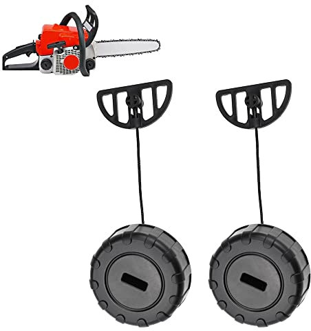 2er Pack schwarz für STIHL Motorsägen 017 018 MS170 MS180 Ersatznummer Tankdeckel, 1130 350 0500 Öldeckel und Tankdeckel für Stihl Kettensägen - Hochwertige Ersatzteile für Forst- und Kettensägen