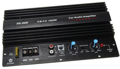 jojofuny Subwoofers De Audio para El Automóvil Altavoz del Coche Amplificador De Subwoofer Placa Amplificadora De Audio Altavoz De Subgraves De Coche Estéreo Bajo