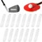 FMYODWU 15 Stück Golf Bleiband, Tennisschläger Bleiband, 3 Gramm, selbstklebendes Bleiband, Golfschläger Bleiband selbstklebend zum Schutz des Schlägers Kantenschutz erhöhtes Gegengewicht (Silber)