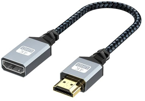 Adattatore Mini DisplayPort a HDMI 4K,Convertitore Mini DP Thunderbolt a HDMI con Connettori Placcati Oro,Supporto UHD 60Hz,Compatibile con MacBook Pro/Air,Microsoft Surface Pro,Monitor e Proiettori