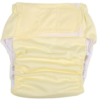 Pannolini For Adulti Lavabili Regolabili In Stoffa Traspiranti Riutilizzabili Super Assorbenti For Incontinenza Biancheria Intima Assorbenti E Pantaloni(A)