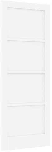 vidaXL Inredningsdörr 78 x 202 cm Plywood Vit