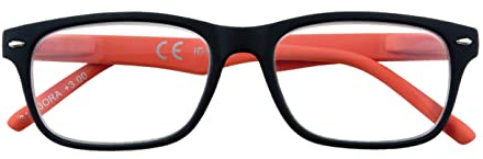 Zippo Occhiali da Lettura, Realizzati con Montatura dalle Linee Morbide, Ideale per Uomo e Donna, Diottria +1.00, Aste Color Arancio