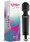 Vibrator by Lovely Wand - Powerful Personal Wand Massager for Women - Water-Resistant, Wireless, Handheld - 20 Vibration Modes & 8 Speeds - Adult Sex Toy, G Spot Stimulation, Dildo, Vibrator (Black)
