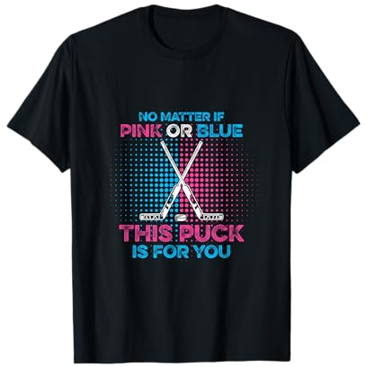 Gender Reveal Ice Hockey Quote for a Ice Hockey Player T-Shirt