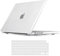 iNeseon Custodia Compatibile con 2021-2024 MacBook Pro 14 Pollici M4 M3 M2 M1 Pro/Max A3112 A3185 A3401 A2918 A2992 A2779 A2442, Protettiva Cover Rigida Case e Copertura Tastiera, Chiaro Lucido