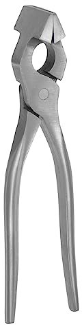 HARFINGTON Leathercraft Flachzange, gerader Kopf, Lederkantenanpassung, Presszange, Klemme, Edelstahl, arbeitssparend, bündige Zange für Tasche, Gürtel, Geldbörse, 55 mm Breite