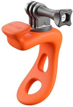 Camera Flexible Mount For Inssta360 ace pro, Bike Motorcycle Handlebar Roll Bar Holder Accessories, Camera Mount Strap, Flexible Wrap Band, for DJI Action Camera (Orange)