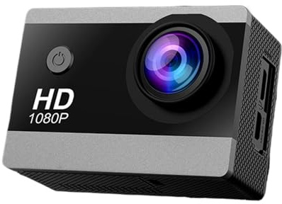 Sport videokamera, actionkamera 1080P utomhus vidvinkel videokamera