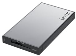 Lexar Professional Workflow CFexpress 4.0 Type B Card Reader, Pairs with Lexar Professional Workflow, USB-C to USB-A Adapter, Compatible with PC, Laptop, Tablet, Smartphone (LPWF740N-6ANGL)