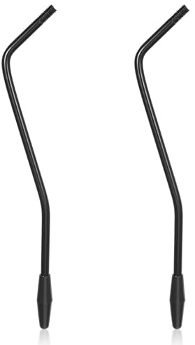2 Pcs Electric Guitar Tremolo Arm Thread Metal Single Tremolos Arms 6mm Thread Tremolo Arm Whammy Bar with Tip for Electric Guitar Tremolos System