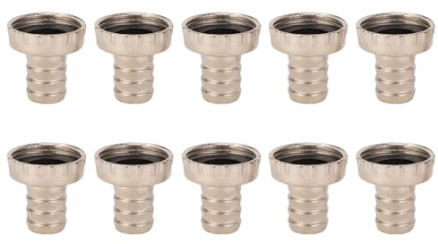 Tissting Diskmaskinskranadapter, 10 st, aluminiumlegering kranadapter 2,5 cm/0,98 tum för bärbar tvättmaskin lätt att installera köksblandare