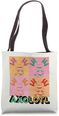 Axolotl tank-aquarium aquaristic Terrariums artwork Axolotl Tote Bag
