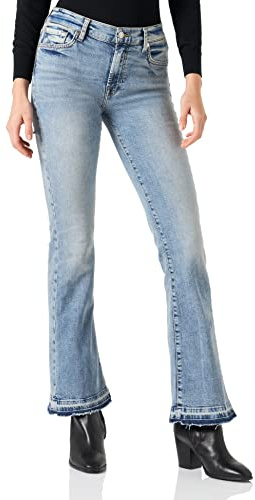 7 For All Mankind Bootcut TAILORLESS Decade Jeans, Light Blue, 23 De Las Mujeres