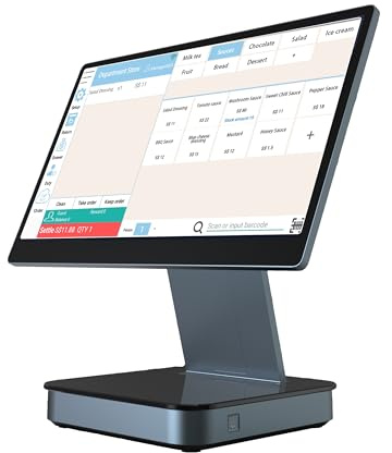 MR.BOSS 15.6 inch Android HD Touch Screen POS Cash Register for Small Business Retail and Restaurant POS Terminal