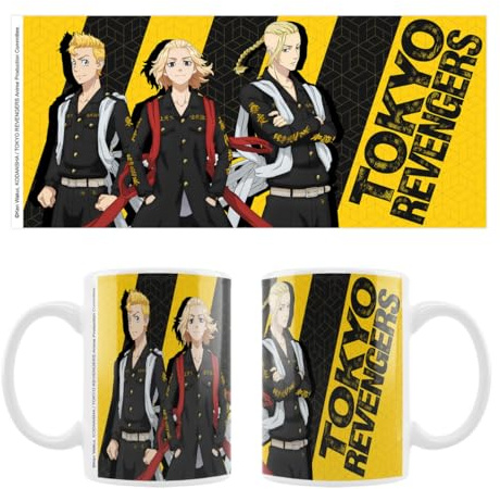 SAKAMI - Tokyo Revengers - Manjiro, Takemichi & Ken - Tasse, Mug - 320 ml, Bunt