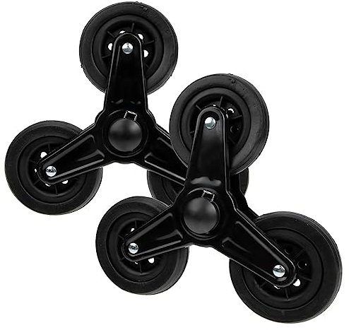CAXUSD Einkaufswagen Räder Ersatzräder Für Einkaufswagen Robuste Dreiecksrollen Für Einkaufswagen LKW Räder Für Transportwagen Hohe Belastbarkeit Ideal Für Den Täglichen