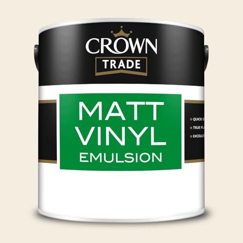 CROWN TRADE MATT VINYL CREAM WHITE 2.5L