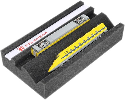 Feldherr Premium Lokliege für Modelleisenbahn Spur N - Wartungsliege mit Magnetstreifen - 240×130×45mm - Premium P.U. Schaumstoff - Made in Germany