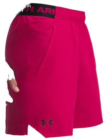 Under Armour Mens Vanish Woven 6-inch Shorts, (681) Shaded Fuchsia / / Shaded Fuchsia, Small