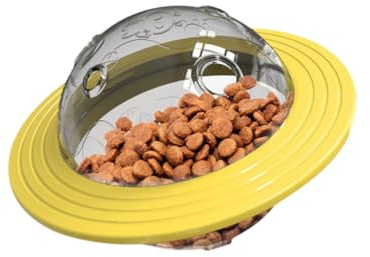 Homoyoyo Juguete Disco De Alimentación para Mascotas Dispensador Creativo De Comida para Perros Juguete Que Gotea para Entrenamiento De Alimentación Casa