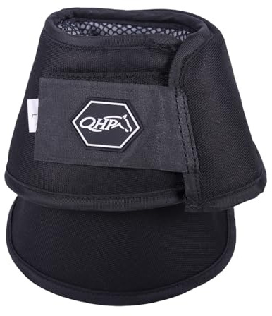 JA Horse JA8003 - Campane per umidificare gli zoccoli contro gli zoccoli secchi, con 3 strati di conservazione dell'umidità, rivitalizzanti, per la cura dei cavalli, coppia (nero, XL)