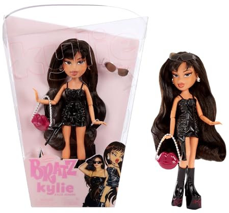 Bratz x Kylie Jenner - Day Modepuppe - Sammlerpuppe mit Tagesoutfit, Accessoires und Poster - Für Kinder und Sammler ab 6 Jahren