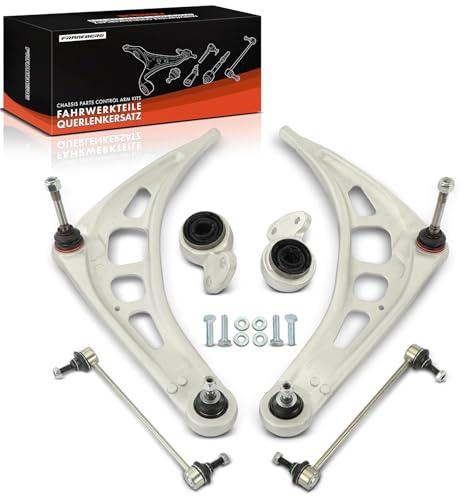 Frankberg 2x Querlenker + 2x Hydrolager + 2x Koppelstange Kompatibel mit 3er E46 316-330 1.6L-3.0L 1998-2005 Z4 Coupe E86 3.0Si 3.0L 2006-2008 Replace# 31121094465