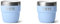 YETI Rambler Espresso Cup, Vacuum Insulated Stainless Steel Stackable Cup, Big Sky Blue, 2 Pack 4 oz (118 ml)