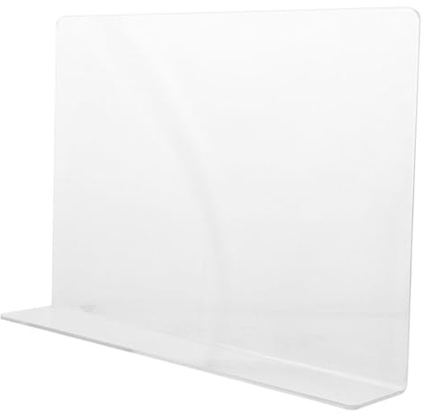 WHAMVOX Paraschizzi Stile Minimalista Lavello Cucina Rettangolare in Acrilico Superficie Liscia Protezione Anti-Schizzi per Lavello da Cucina e Bagno