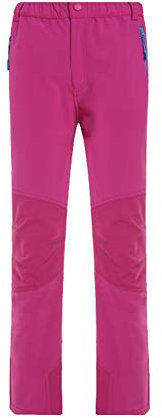 Comcrib Trekkinghose Kinder Wanderhose Softshellhose Winddicht Wasserdicht Atmungsaktiv Warme Funktionshose Skihose Jungen und Mädchen