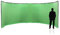 Manfrotto Panoramic Background Connection Kit 2.3m Chroma Key Green.,LL LB7945