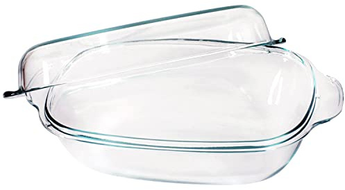 AMBITION Auflaufform mit Deckel ofenfest Excelent 8,6 L Geschirr zum Braten Überbacken Erwärmen Spülmaschine & Mikrowelle