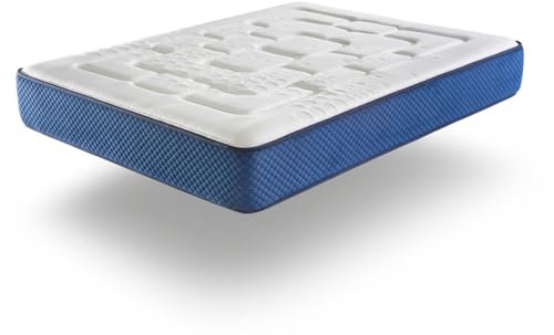 DORMISSIMO Colchon 105x190 COLUMBATEX Altura 25 CM Espuma HR y Latex, Firme y Reversible