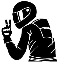 Huamengyuan Car Decorative Sticker Respect for Bikers Car Sticker Laser Decoration Sticker Motorcycle Sticker Car Vinyl Sticker Car Window Sticker Car Tattoo Sticker