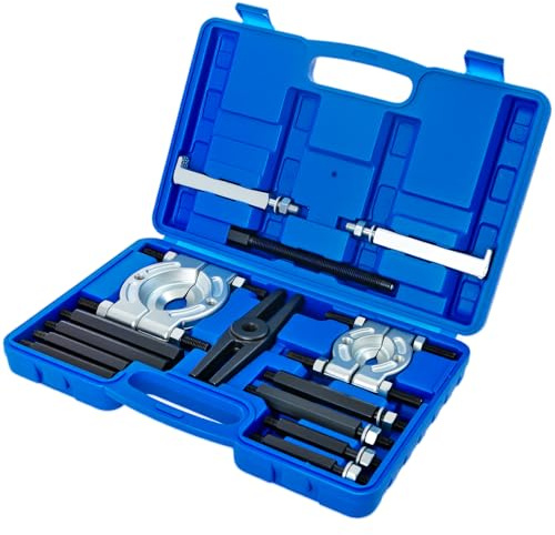 ATPEAM 14 pièces Kit Extracteur de Roulement à Double Séparateur, Coffret Arrache Roulement, Extracteur de Roulement
