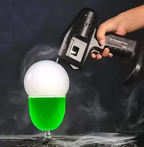 BDXZJ Cocktail Bubble Maker, Flavour Blaster Portable Smoke Infuser Gun Kit, Handheld Electric Smoking Machine Generador De Humo Frío para Carne, Salmón, Bebida, Queso