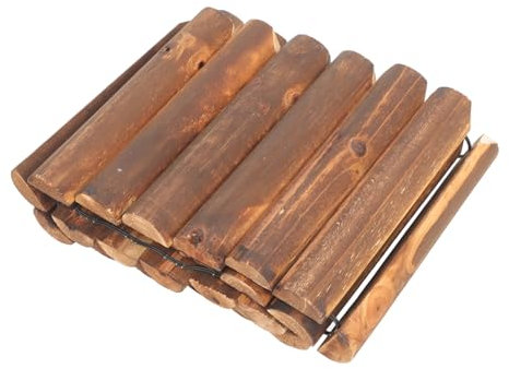 Parliky Clôture De Jardin en Bois pour Aménagement Paysager Bordure De Pelouse Alternative Décorative en Acier Galvanisé Clôture De Jardin