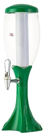 Distributore di birra da tavolo, torre per bevande | Dispenser per liquori con tubo per il ghiaccio e rubinetto | Dispenser per bevande acqua incandescente per bar pub ristorante